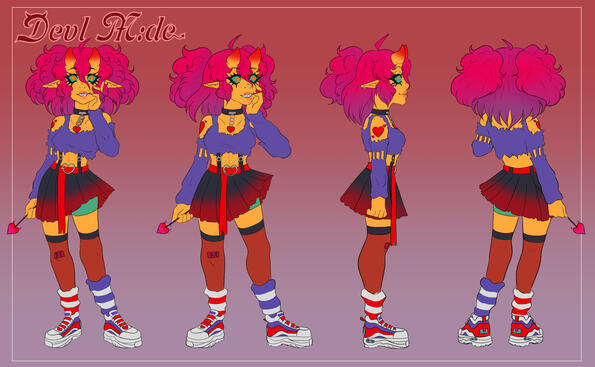 Love Demon Character Turnaround
